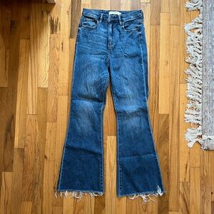 Medium Wash Flared Jeans